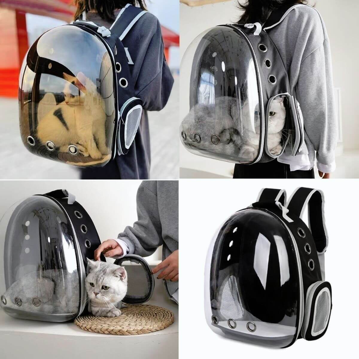 Mochila de Transporte Panorâmica para Pets