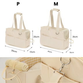 Bolsa de Transporte Luxuosa para Pets Pequenos