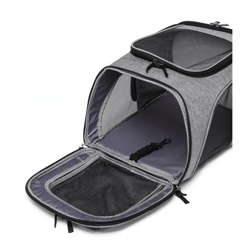 Bolsa de Transporte Expansível para Gatos